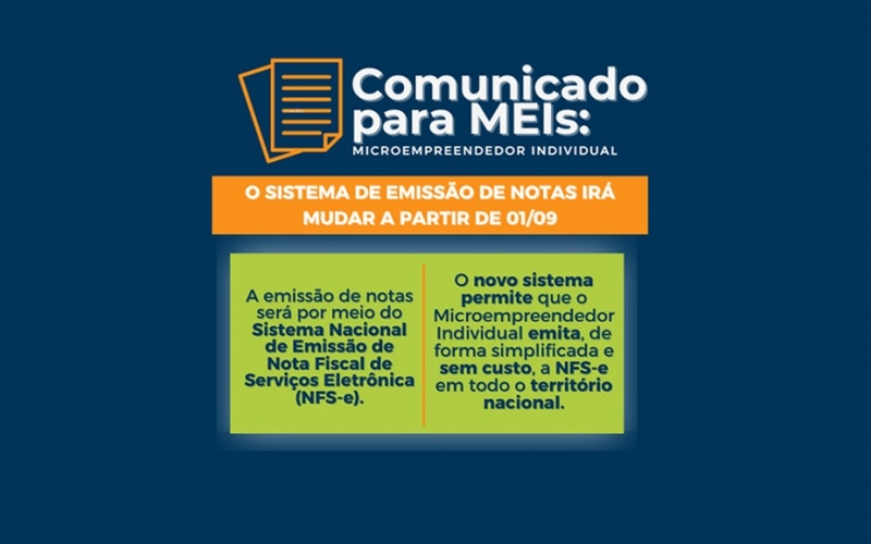 Comunicado para MEis - Microempreendedor Individual 