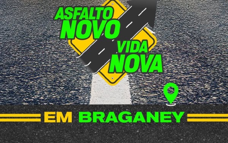 Tem vida nova aqui! A cidade está recebendo o maior programa de asfalto do Brasil. 