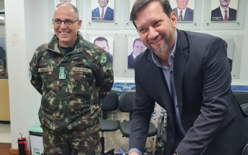 Posse do Prefeito Municipal como Presidente da Junta Militar de Braganey